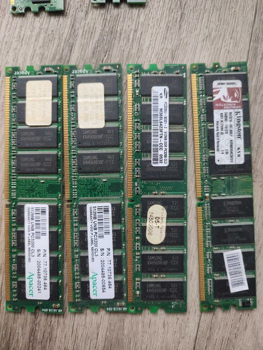 Оперативна пам'ять до ПК DDR2 2gb, 1gb. DDR1 512mb, 256mb