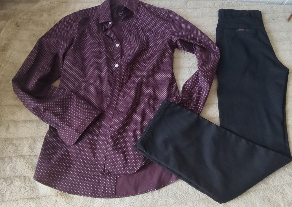 Męskie spodnie wizytowe Black Ford M/L