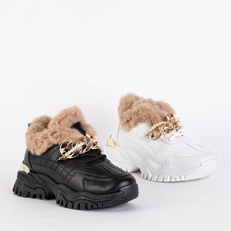 2 KOLORY 36 37 38 sneakersy 39 40 śniegowce sportowe z łańcuchem futer