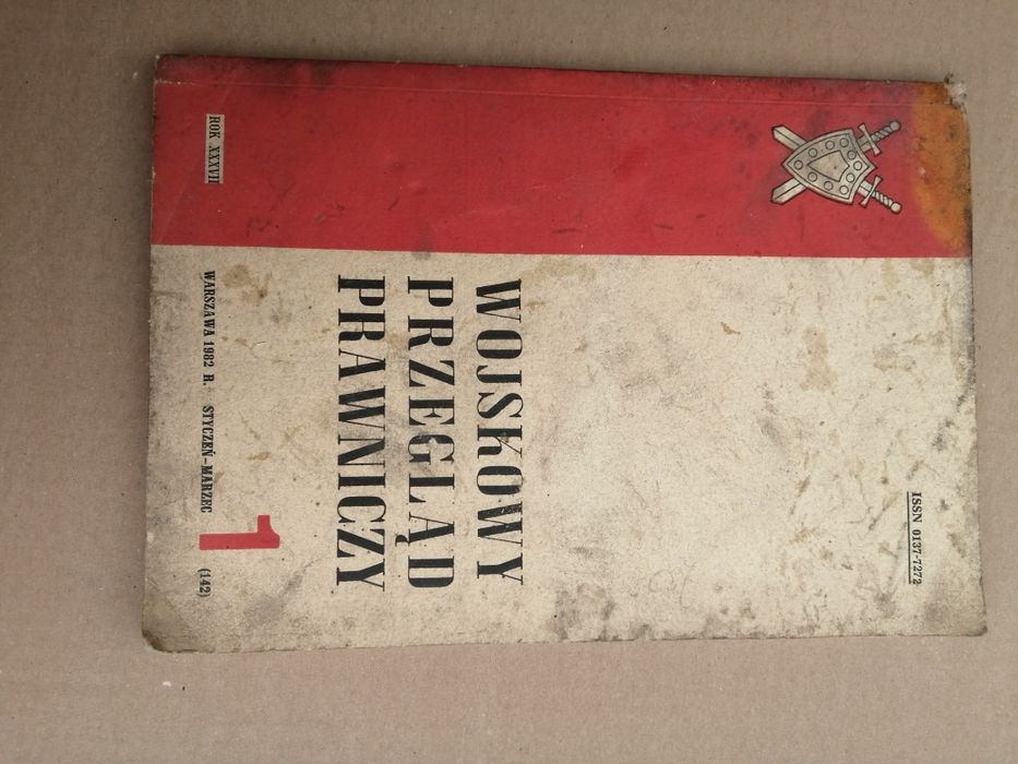 Wojskowy przegląd prawniczy 1982 PRL