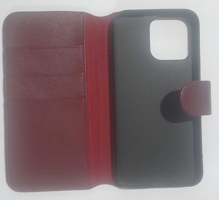 Etui skórzane do Apple iPhone 15 ProMax 6,7 cala z klapką Chalk&Hide