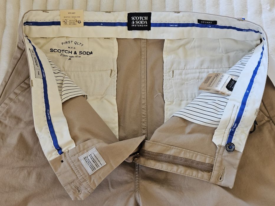 Scotch & Soda Stuart chinola super jakość nowe 36/32