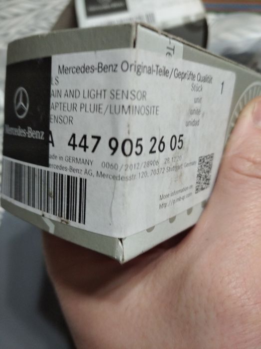 Czujnik deszczu sensor Mercedes-Benz.  Vito