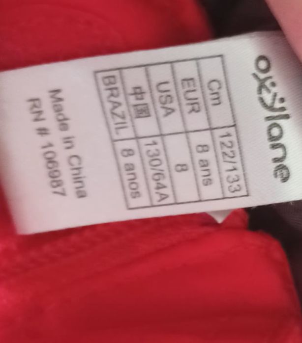 Fato neve criança 8 anos