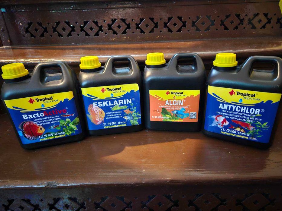Preparaty akwarystyczne Tropical antychlor/algin/esklarin/bactoActive