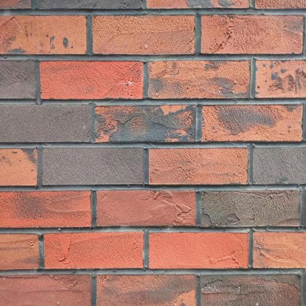 Фасадний декор цегла на скловолкні з готовим швом