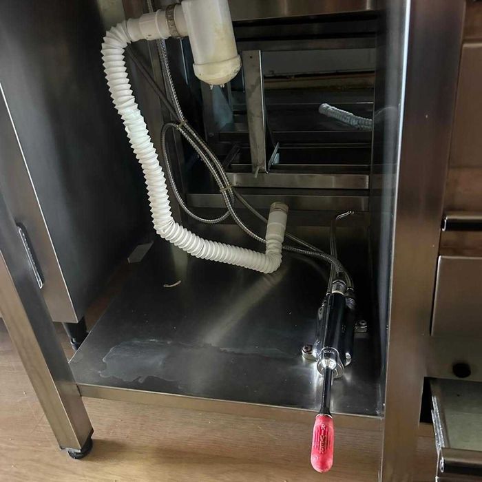 Bancada em Inox com Lava-Loiça e Gavetas - Ocasião