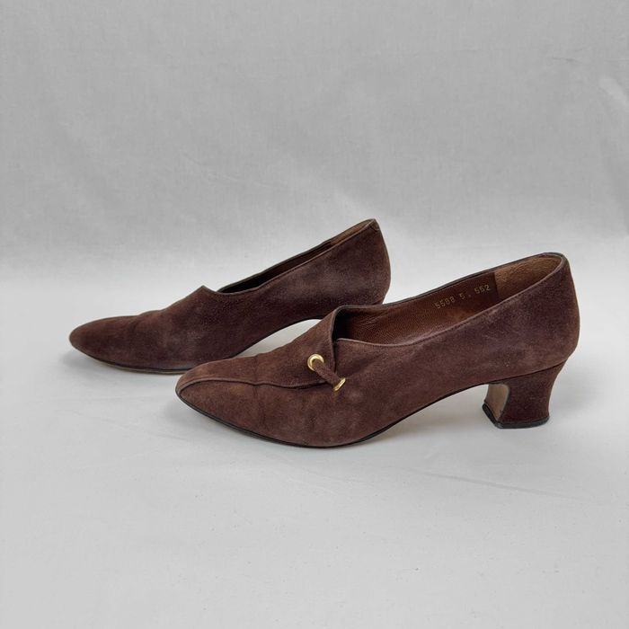 Sapatos Camurça Castanha Vintage Labotine Tam 35.5 (EU 35)
