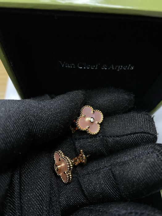 Комплект бижутерии vca van cleef ,клевер, ван клиф