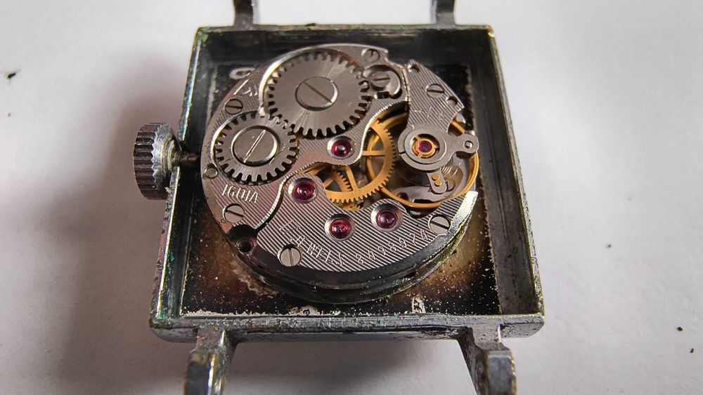 17 Zegarek Mechaniczny Stary Retro Vintage PRL Zabytkowy