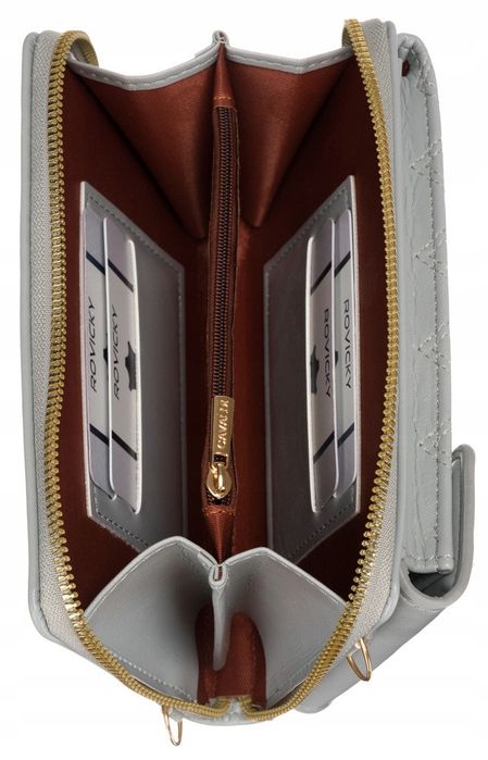 mini torebka-portfel damska ze skóry ekologicznej - 4u cavaldi