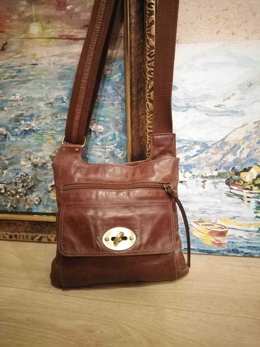 Чоловіча шкіряна барсетка