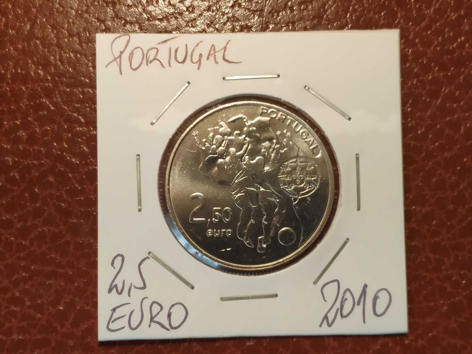 A724 moeda de 2,5 euro de 2010 África do Sul 2010 - Portugal
