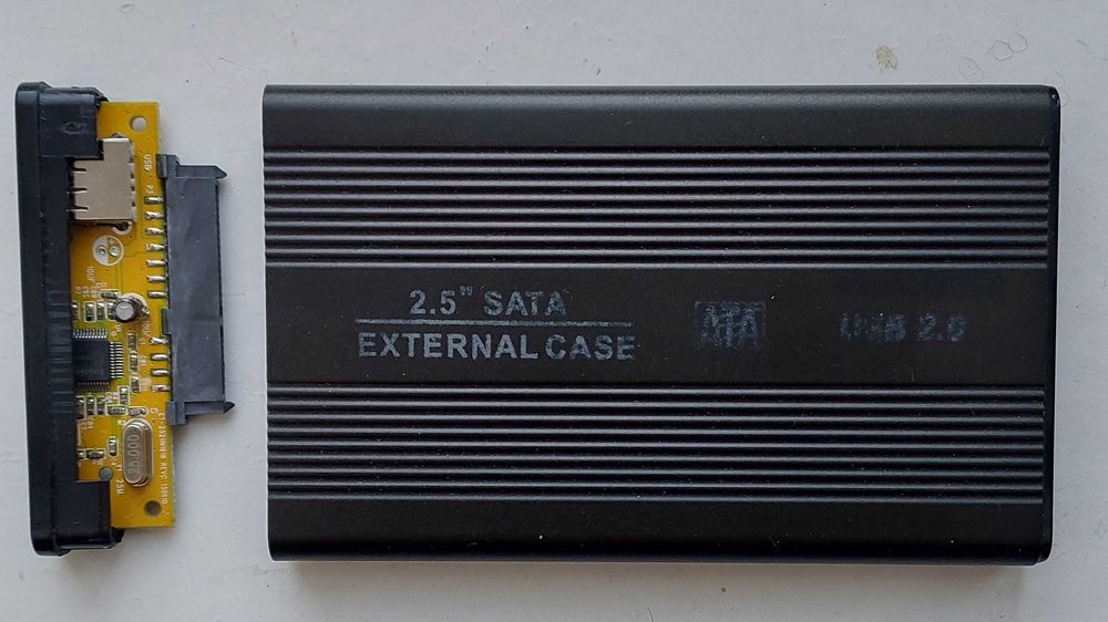 Кейс USB2, зовнішня кишеня під HDD/SSD 2.5"