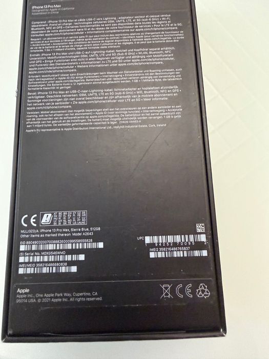 Iphone 13 pro max 512 gb neverlock