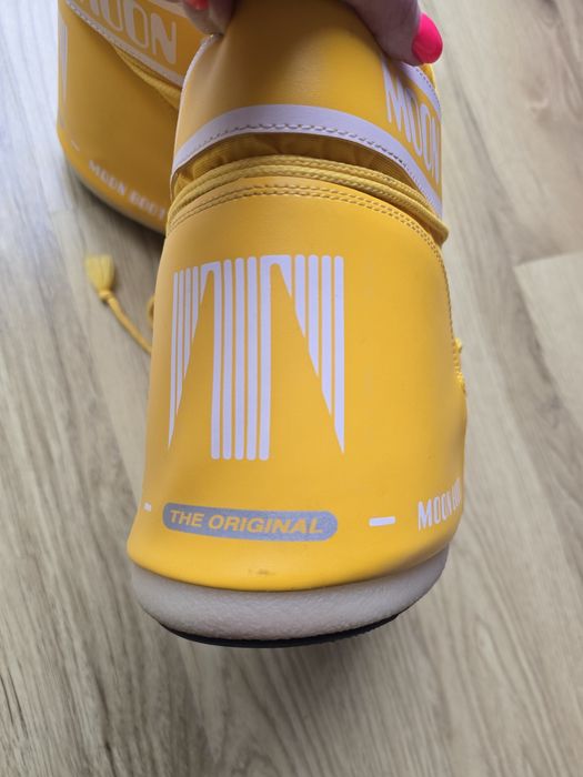 Śniegowce Moon boot 39/40 żółte