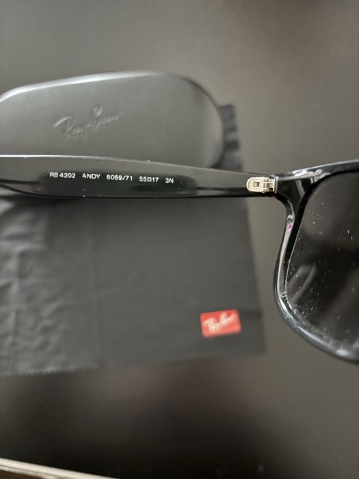 Oculos graduados Rayban pretos