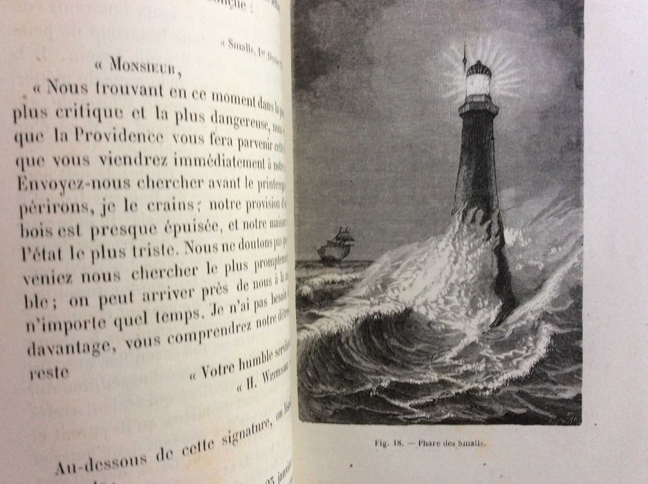 Les Phares ( Os faróis ) Léon Renard. Editora: Librairie Hachette et Cie, 1867, 1.ª edição