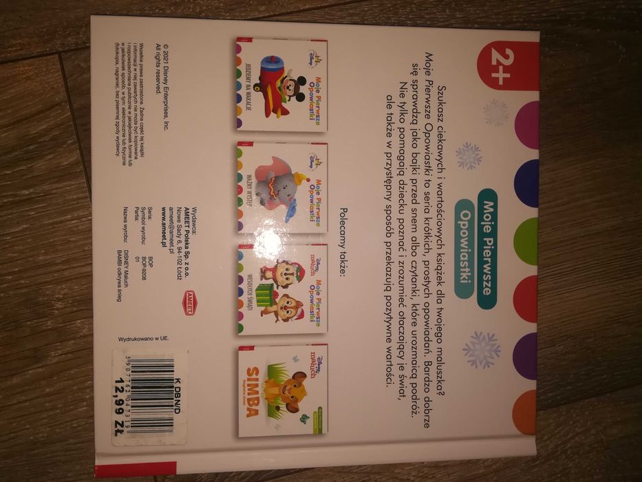 Książeczka dla dzieci "Bambi odkrywa śnieg"