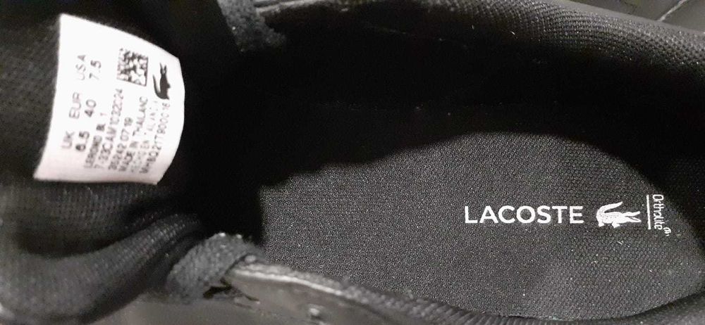 Sapatilhas Lacoste originais tam 40
