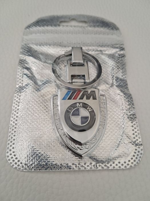 Porta-chaves BMW M Emblema Brasão (Novo / Selado)