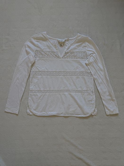 Bluzka biała Wzorek Hm