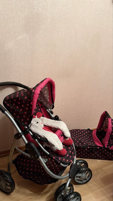 Дитяча коляска іграшкова 2 в 1