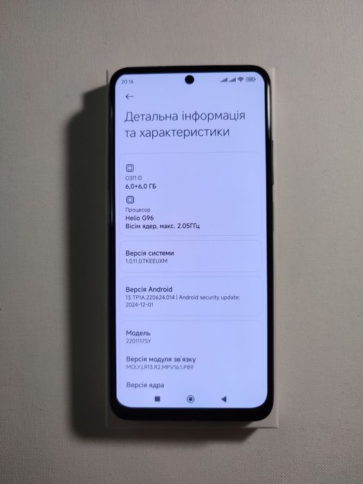 Xiaomi Redmi note 11s, 6/128Gb