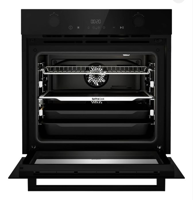 Piekarnik elektryczny Beko BBVM17400BPS bPro500 Split&Cook Termoobieg Czarny