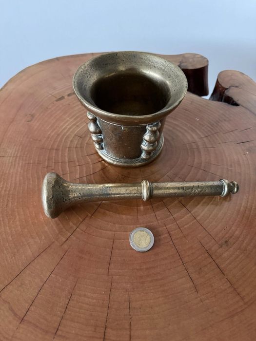 Amofariz e pilão bronze