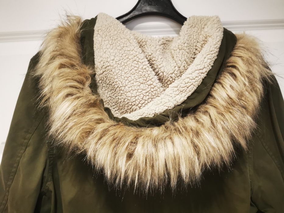 Kurtka ciążowa khaki H&M rozmiar S