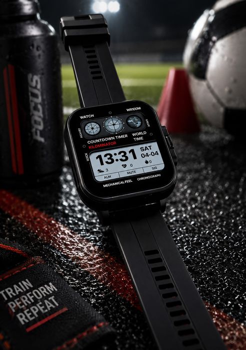 Zegarek  Męski   TWS 2.01" TFT  NFC