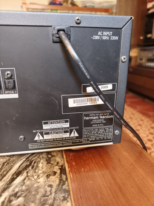 Amplificador Harman Kardon AVR 138