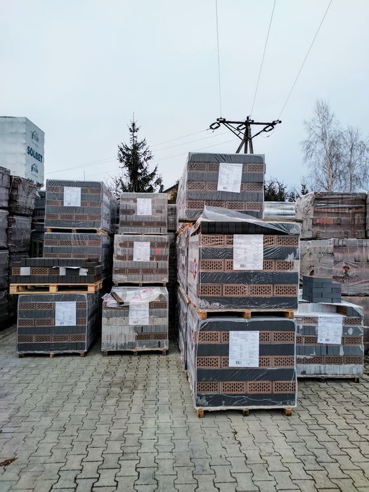 cegła klinkierowa pełna Lode Saturn angobowana grafitowa, nowa Gat. I