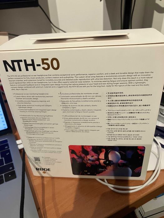 Słuchawki DJ Studio RODE NTH-50 Nowe, nieużywane