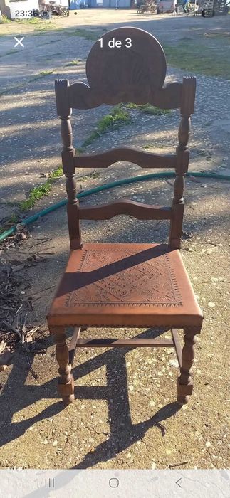 Cadeiras antigas (6 unidades)