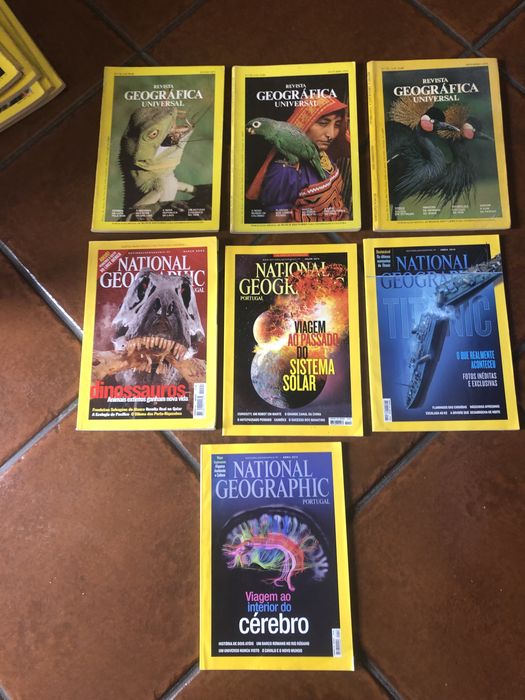 Revistas National Geographic antigas