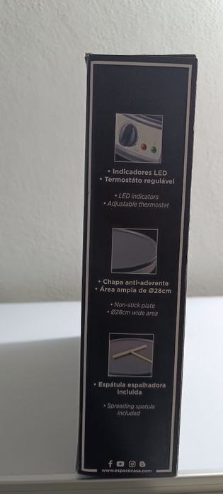 Crepeira c/termostato regulável