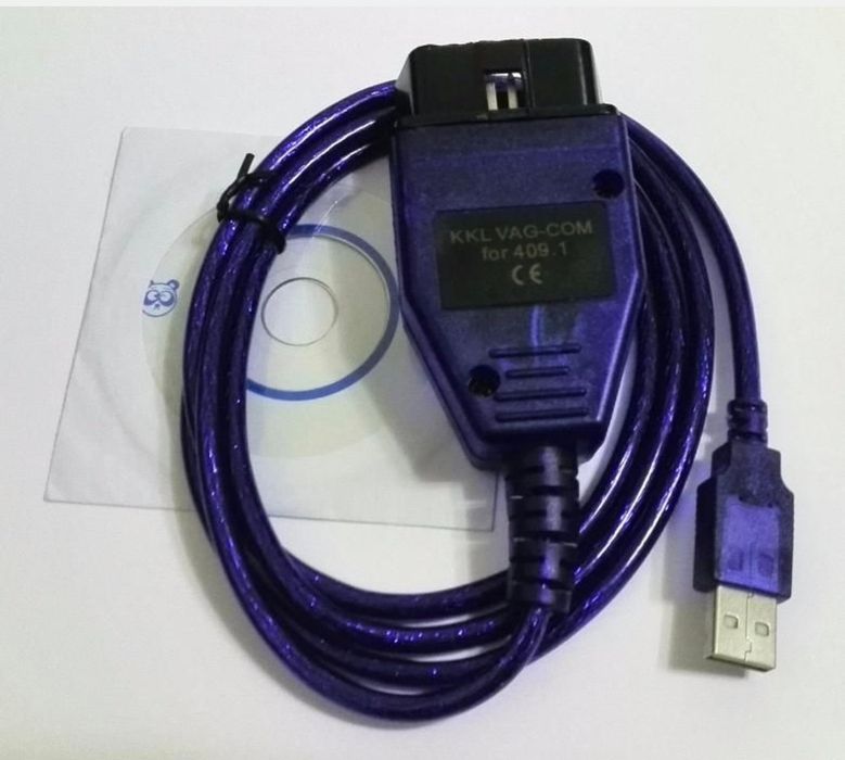 Cabo KKL VAG-COM 409.1 Interface USB OBD2 diagnóstico centralina ECU