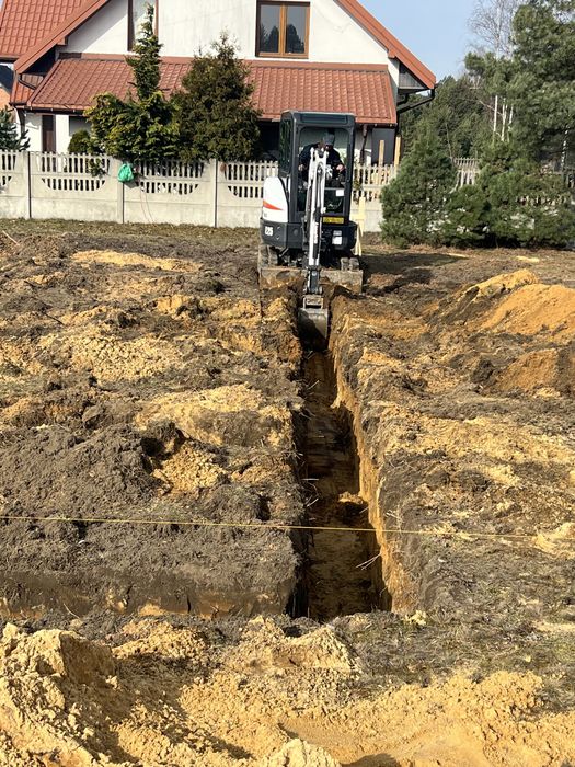 Usługi Minikoparka  koparko ładowarka miniładowarka transport wywrotka