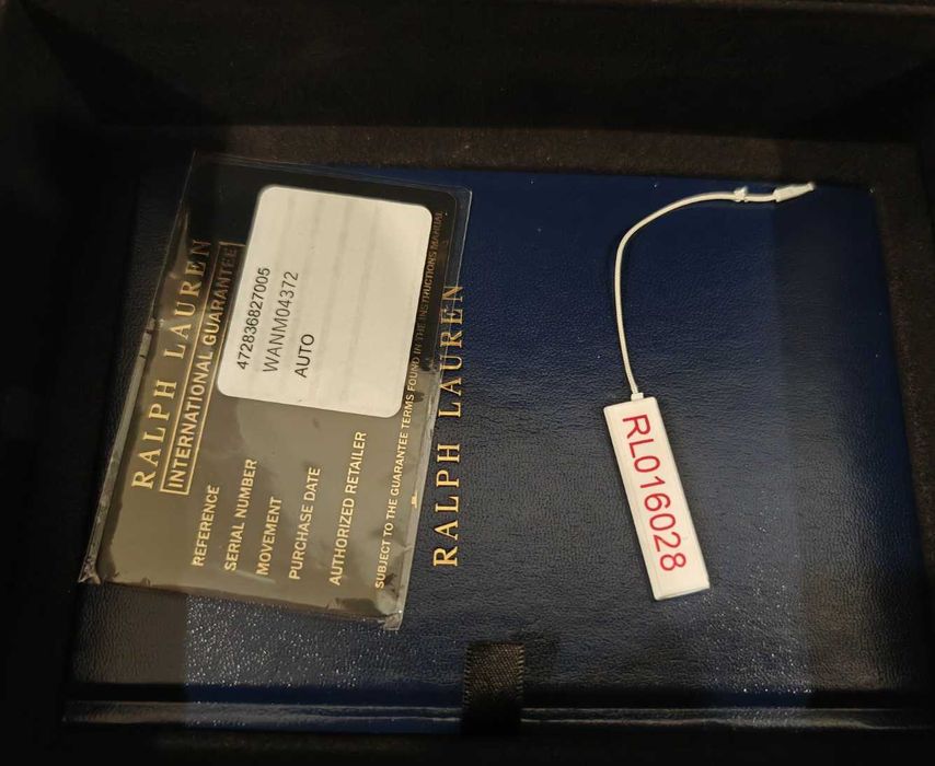 Швейцарские часы Ralph Lauren Polo Swiss. Механика, сапфир