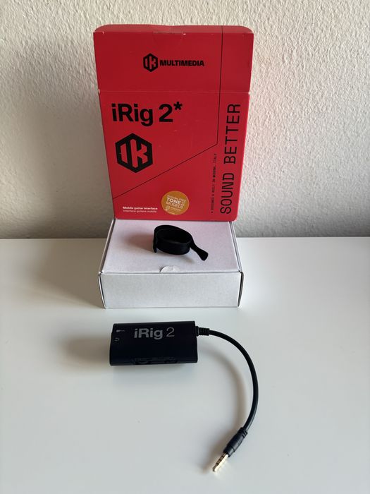 IK Multimedia iRig 2 Interface de Guitarra para Smartphone, Tablet e PC | Muito Bom Estado