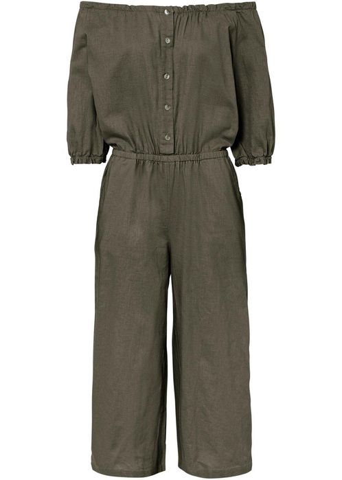 B.P.C kombinezon lniany khaki r.44
