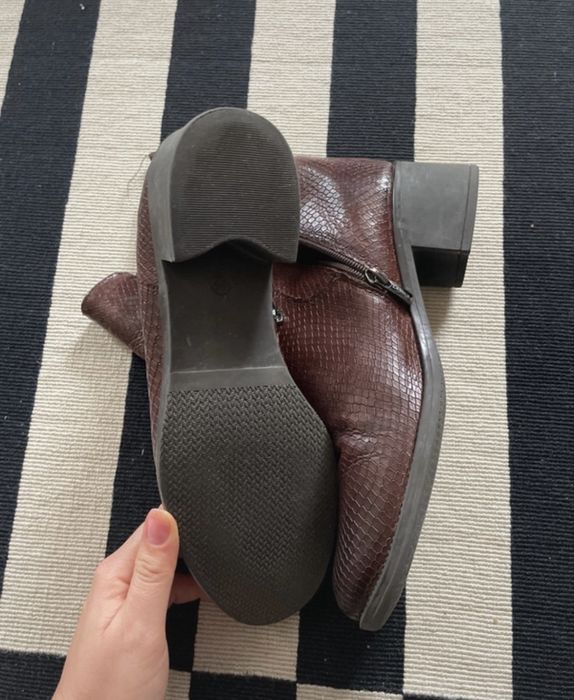 Botki skóra naturalna lasocki 39