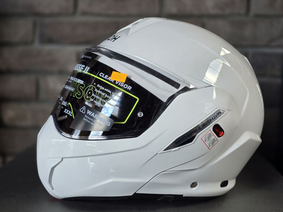 Kask motocyklowy z podnoszoną szczęką do tyłu Arioh Mathisse II L
