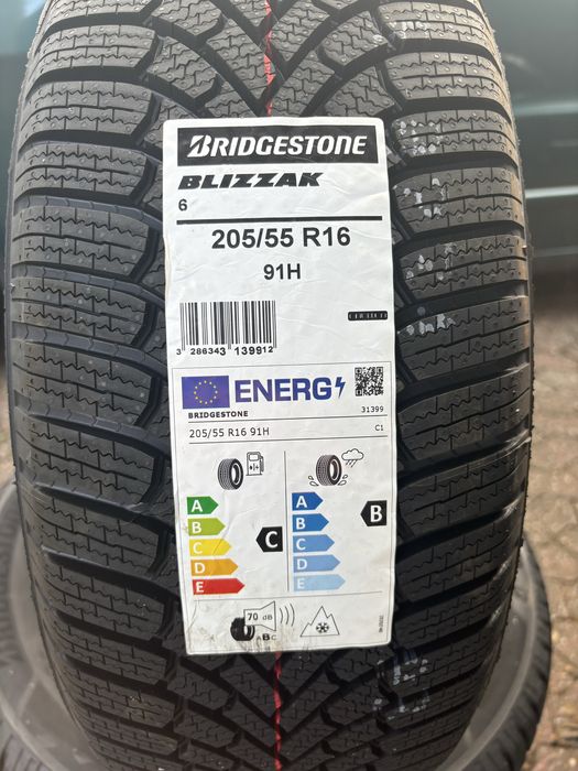 205/55 R16 91H Bridgestone Blizzak6 зима