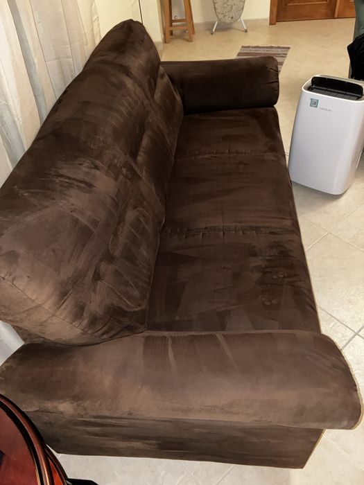 Sofá camurça usado