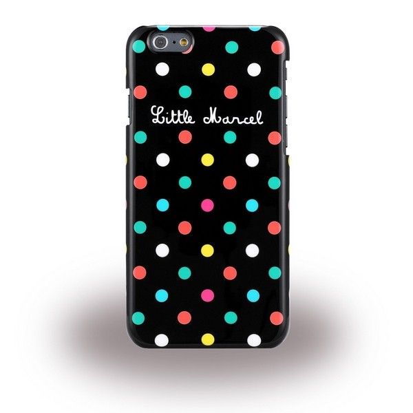 Etui Little Marcel Noir Pois Hard Case iPhone 6 6s Black