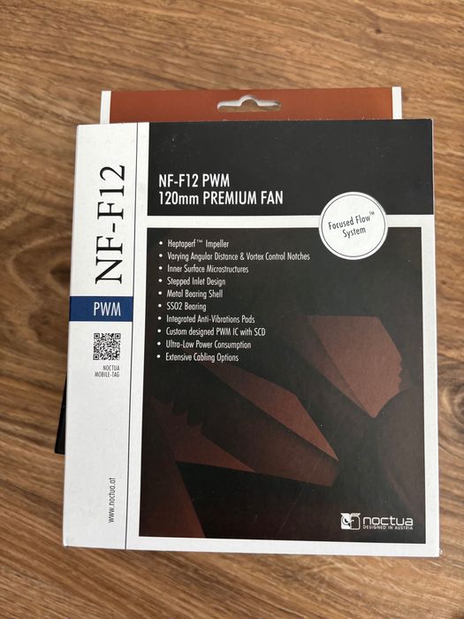 Ventoinha Noctua NF-F12 PWM 120mm - NOVA A ESTREAR