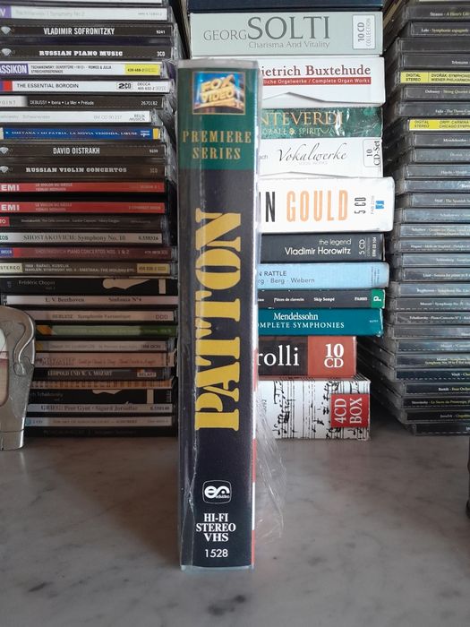 VHS Patton - George C. Scott, Karl Malden K7 VHS Nova Selada